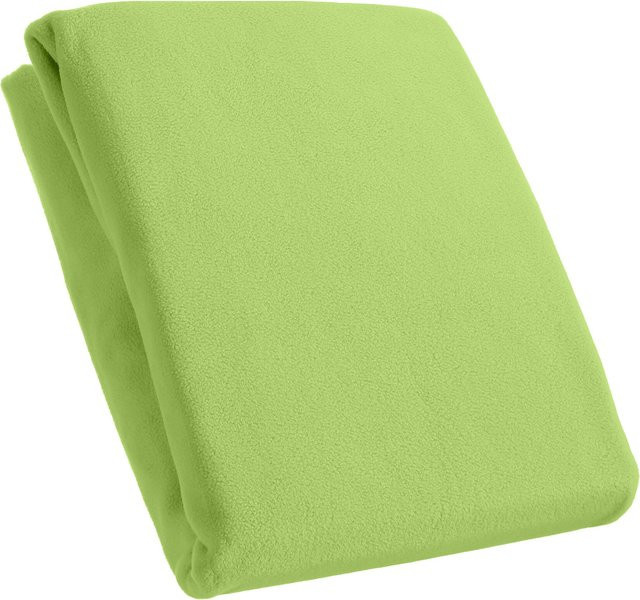 Kinzler Spannbetttuch aus Mikrofaser Fleece in Grün, B/T: 160 x 200 cm - Bild 1