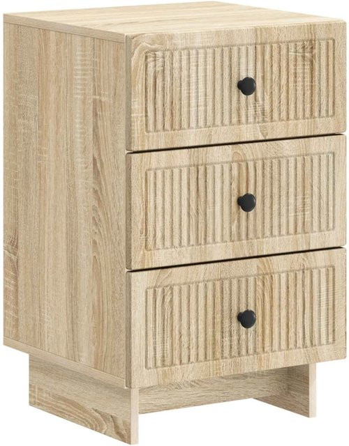 vidaXL Nachttisch im Retro-Design in Sonoma-Eiche, B/T/H: 43 x 41 x 66,5 cm - Bild 1