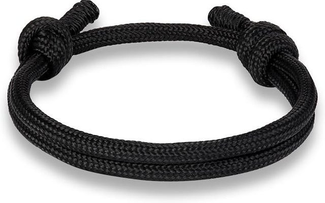 Armband, geflochtenes Seil, schwarz, Unisex - Bild 1