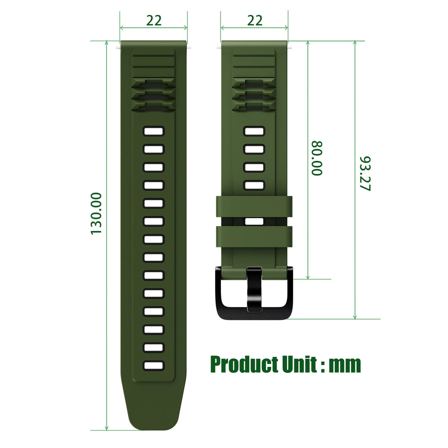 Uhrenarmband Silikon, Bunt, Unisex - Bild 6