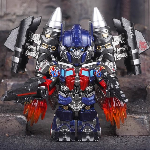 BRICKMAN Mini Bausteine Optimus Transform Roboter Action Figur Mehrfarbig - Bild 1