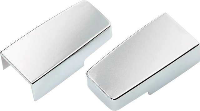 Abdeckkappen Set für Duschkabine Ruga in Chrom und Silber aus Edelstahl - Bild 1