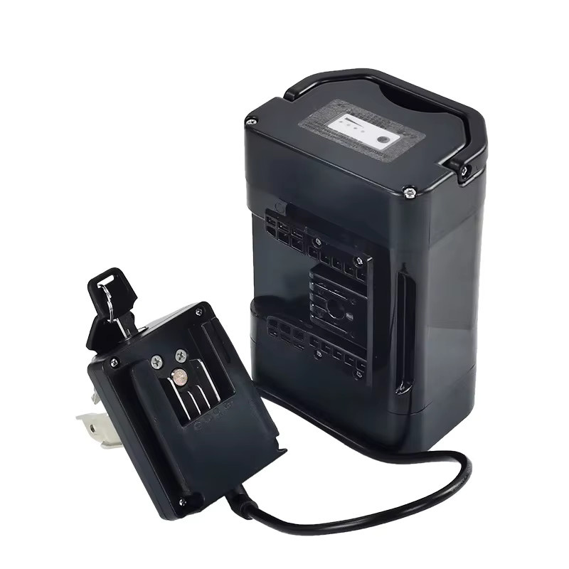 E-Bike Batterie in Sattelstützenmontage für Jenney A2B Kuo Magnum 250W 500W Motor, Farbe: Schwarz, Kapazität: 10Ah bis 17,5Ah, Spannung: 24V oder 36V - Bild 6