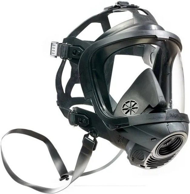 Dräger Atemschutzvollmaske FPS 7000 Normaldruck RA in Schwarz, B/T/H: 240 x 200 x 165 cm - Bild 1