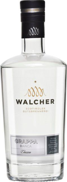 Walcher Grappa Bianca Classica, Italien, 38% Vol., 0,7 l - Bild 1