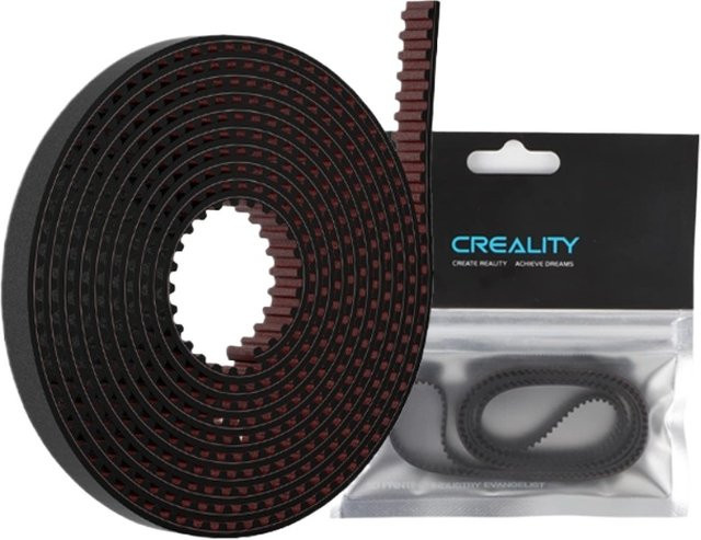 Creality Synchronriemen-Set 2GT W6xL630 aus Gummi in Schwarz, 1,8 m Ring, 3D-Druckzubehör - Bild 1