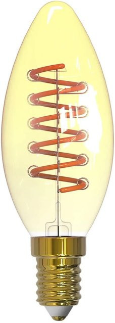 Arcchio LED Kerzenlampe aus Glas in Amber und Transparent mit E14 Fassung - Bild 1