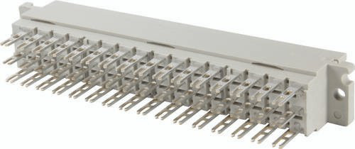 HARTING Federleiste 09062322843 aus Messing in Grau mit 3 Reihen - Bild 1