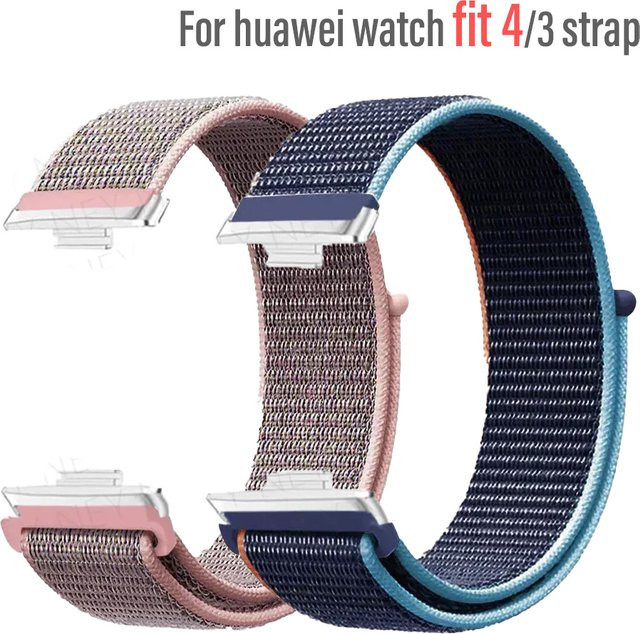 Uhrenarmband Nylon, Bunt, Unisex, für Huawei Watch Fit 4 - Bild 1