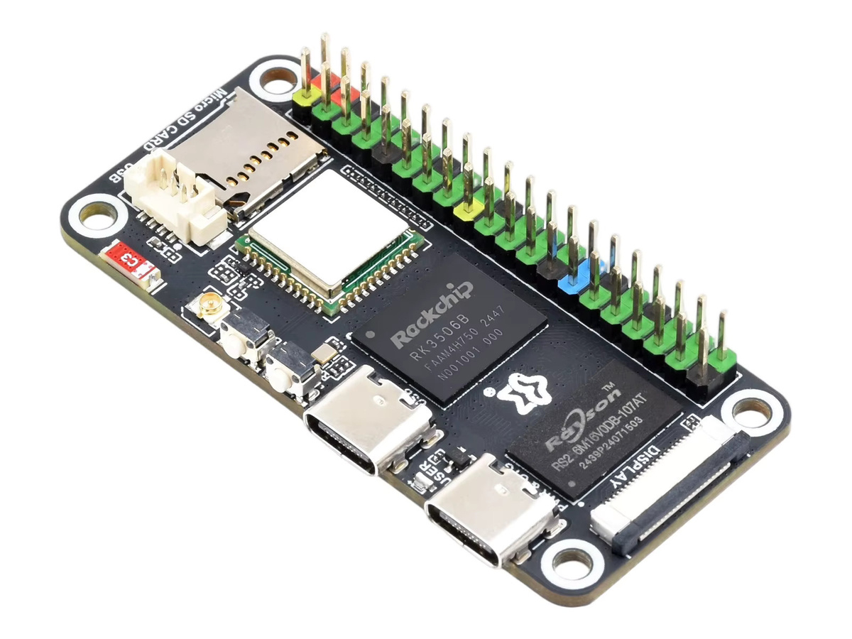 Luckfox Lyra Zero W Linux Single Board Computer mit RK3506B, Wi-Fi 6 und Bluetooth 5.2 in Schwarz - Bild 2