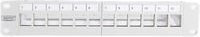 DIGITUS Modulares Patchpanel 12-Port unbestückt in Weiß und Grau - Bild 1