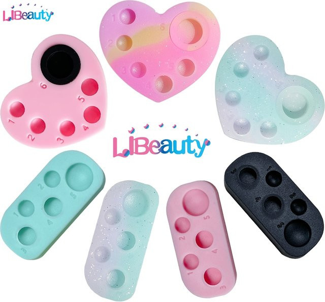Libeauty Mini-Silikonpalette, 5/6 Funktionen für Wimpernlift und Tönung - Bild 1