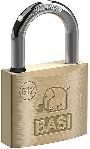 Basi Vorhängeschloss VHS 612 verschiedenschließend mit Wasserstop aus Messing in Gold, Breite: 30 mm - Bild 1