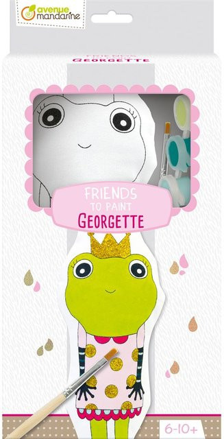 Avenue Mandarine Friends to Paint Frosch Georgette Ausmalpuppe - Bild 1