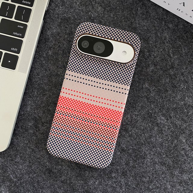 Magnetische Kohlefaser Handyhülle für Google Pixel 6 7 8 9 10 Pro XL, ultradünne mattierte Stoßfest-Hartschale in Multicolour - Bild 1