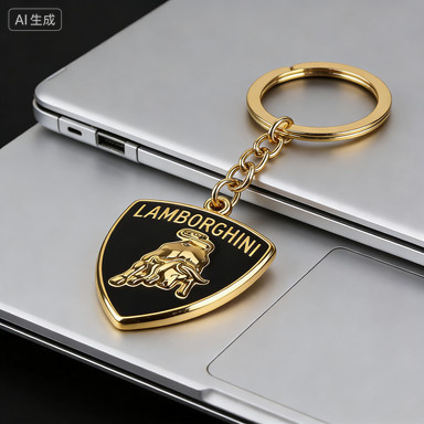 Lamborghini Schlüsselanhänger, Metall, 3D-Stil - Bild 1
