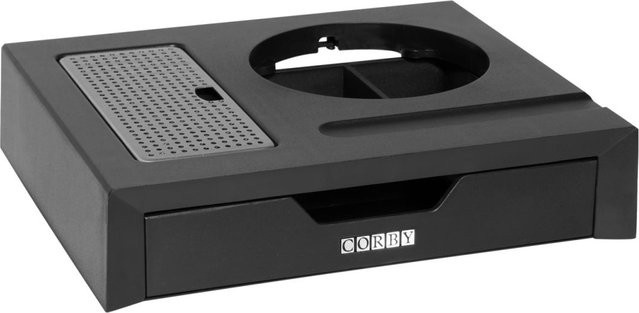 Corby Canterbury Willkommenstablett für Schubladen in Schwarz, Breite: 41 cm, Höhe: 3,5 cm - Bild 1
