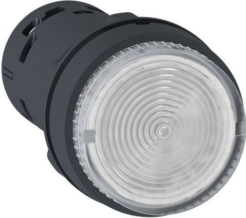 Schneider Electric Harmony XB7 Leuchtdrucktaster XB7NW37B1 aus Kunststoff, transparent, Ø22mm, mit integrierter LED, 24V AC/DC - Bild 1