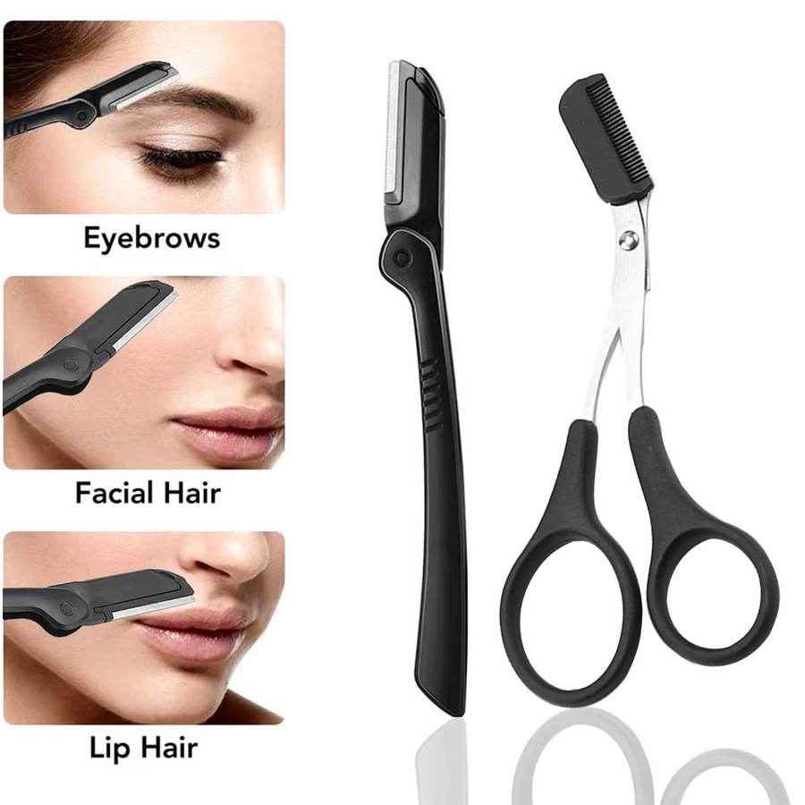 RUZOFO Augenbrauen-Rasierer-Set, 5-teilig, Unisex, Gesicht - Bild 2