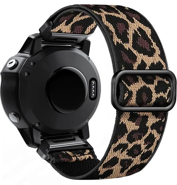 CAOWTAN Uhrenarmband Nylon, elastisch, grau, Unisex, 22mm - Bild 1