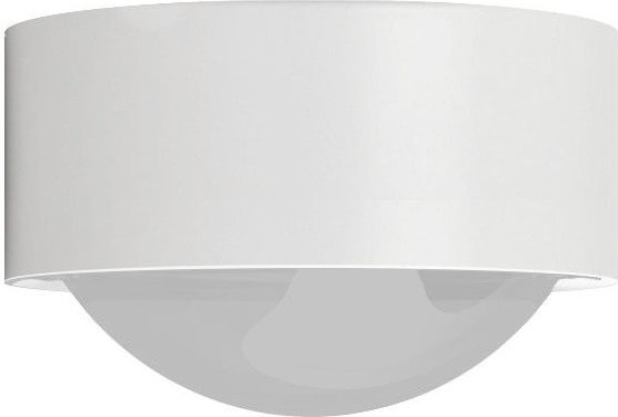 Top Light Puk Mini One Black White Edition LED-Deckenleuchte in Weiß Matt mit mattem Glas und warmweißem Licht (2700K) - Bild 1