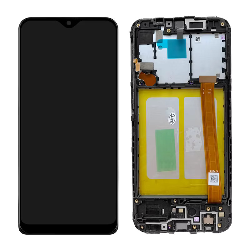 Samsung A20e SM-A202F/DS LCD Display Touchscreen mit Rahmen in Schwarz, 5,8 Zoll Ersatzdisplay - Bild 4