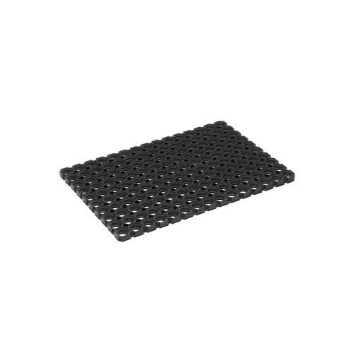 Astra Türmatte Quadro schwarz aus Gummi, B/L: 80 x 120 cm, rutschfest und wetterfest - Bild 2