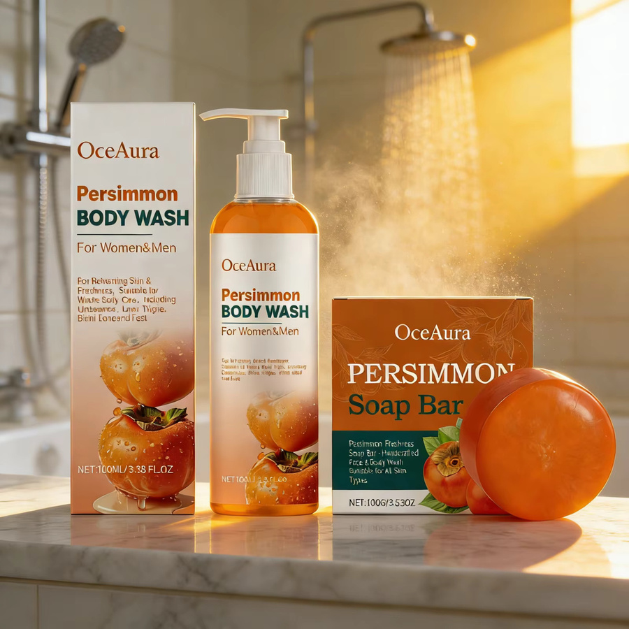 OceAura Persimmon Duschgel-Set, Unisex - Bild 4