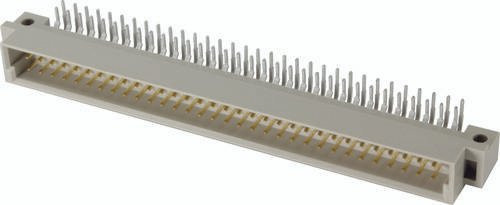 Harting Messerleiste 09021642921 aus Messing in Grau mit 2 Reihen - Bild 1