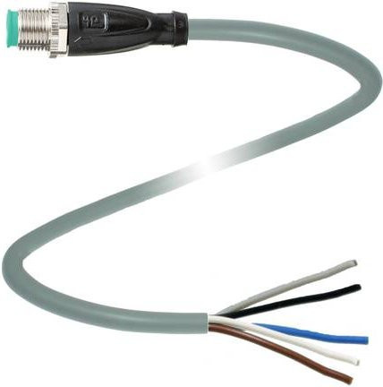 Pepperl+Fuchs 240771-0001 Sensor-Aktor-Steckverbinder konfektioniert, grau, 5 Polzahl, Länge: 0,3 m - Bild 1