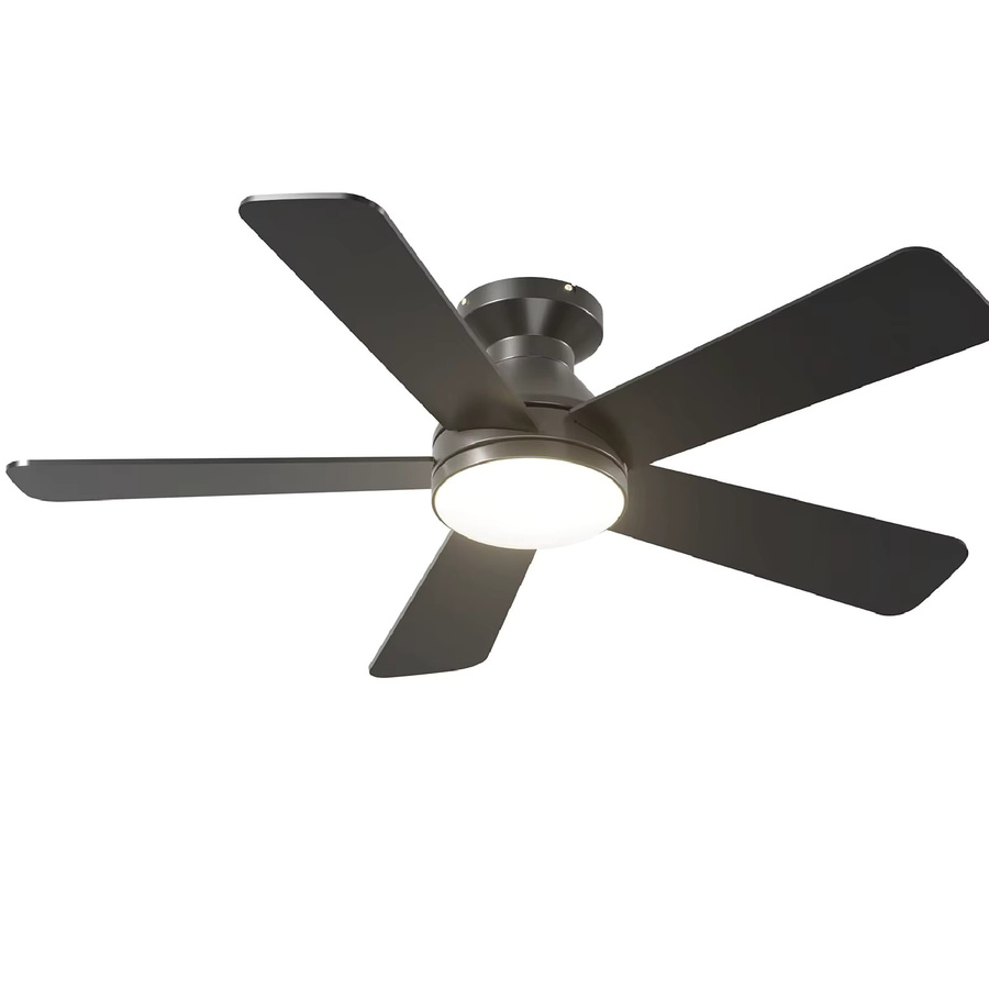 Moderner IRALAN Deckenventilator mit LED-Beleuchtung und Fernbedienung in Schwarz - Bild 7