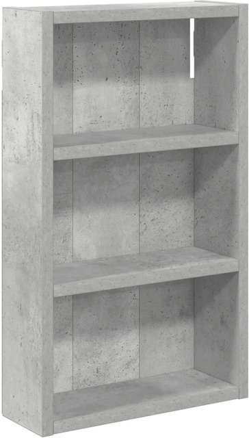 vidaXL Badezimmer-Wandschrank in Betongrau mit Regalfach und Türen, B/T/H: 30 x 10 x 50 cm - Bild 1