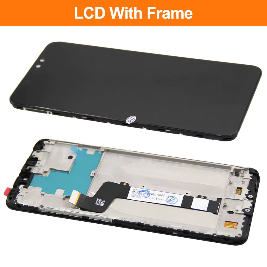Xiaomi Redmi Note 6 Pro LCD Display mit 6,26 Zoll Touchscreen Digitizer Montage inklusive Rahmen in Schwarz - Bild 3