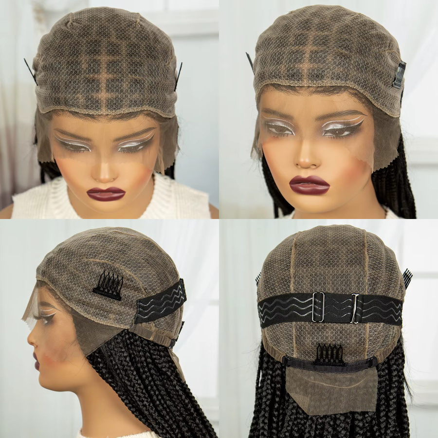 Alice Spring Knotless Box Braids Perücke mit Baby Hair, Damen - Bild 4
