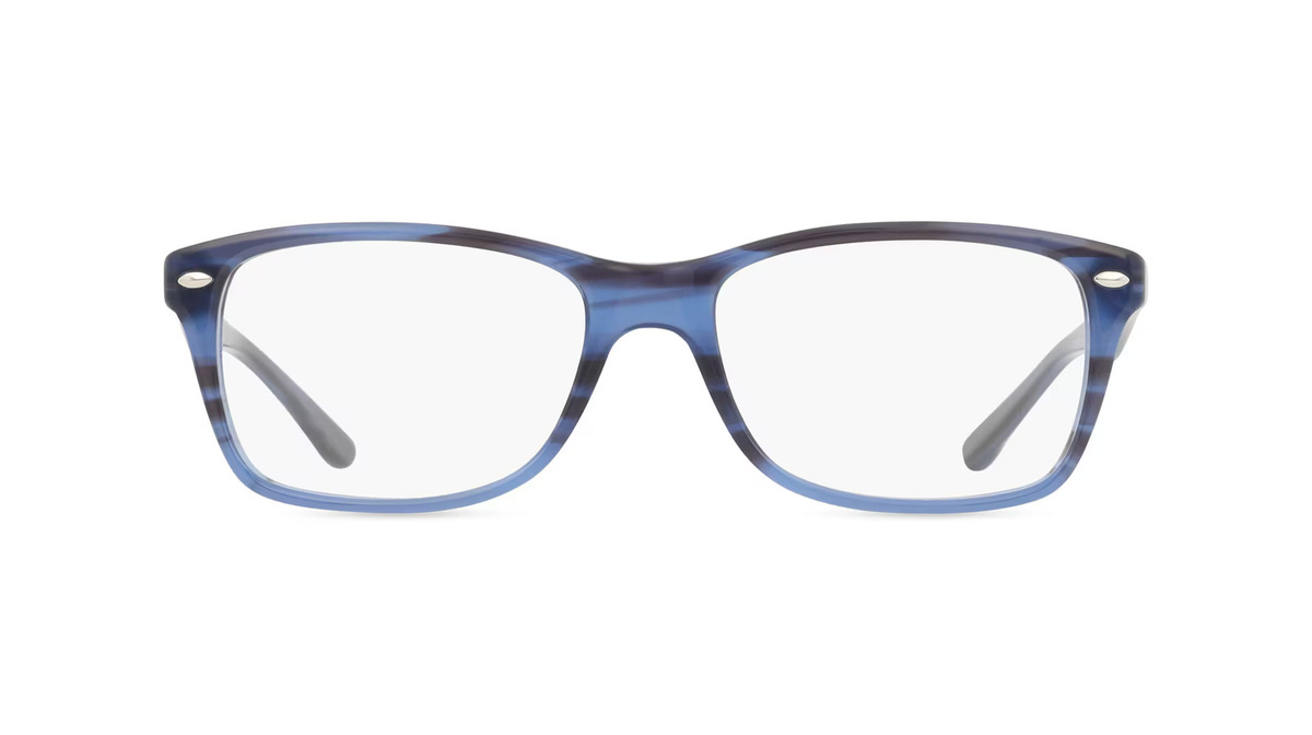 Ray-Ban RX5228 Korrektionsbrille, Vollrand, Quadratisch, Acetat, Damen, blau - Bild 1