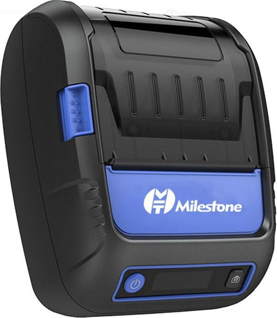 Honor Electronics Bluetooth und USB Thermodrucker für Etiketten und Belege, Schwarz - Bild 1