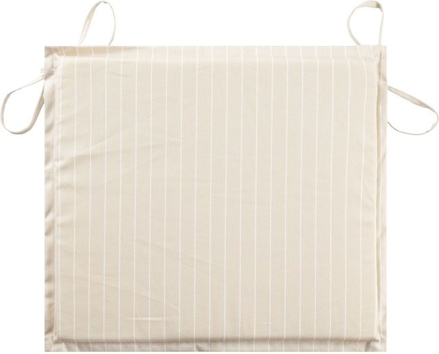 LIVARNO HOME Wende-Sitzkissen für Klappstühle, beige, B/T/H: 38 x 42 x 3 cm - Bild 1
