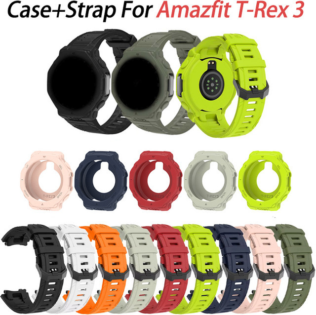 Huami Uhrenarmband und Schutzhülle, Silikon, Amazfit T-Rex 3 - Bild 1