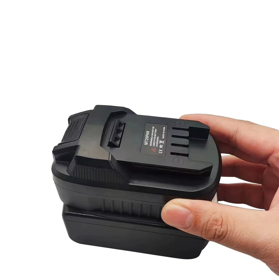 MT20PAR Batterieadapter für Makita 18V Akku zu Lidl Parkside X20V Li-Ion Akku-Konverter in Schwarz - Bild 3