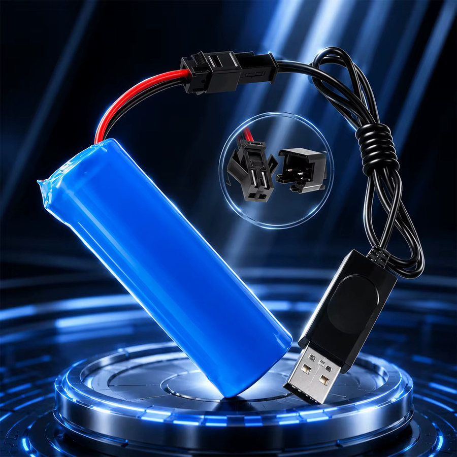 YTBNA 18650 Lithium-Ionen-Akku 3,7V 1200mAh mit PCB-Schutz in Blau für RC Crawler und ferngesteuerte Spielzeuge - Bild 2