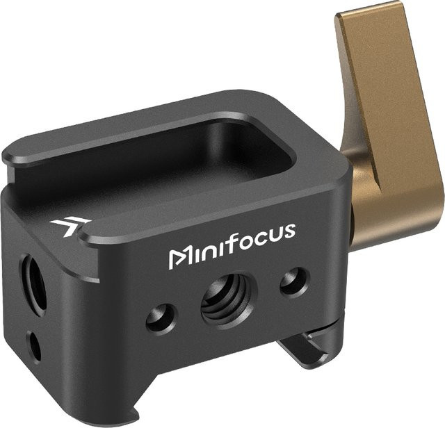 Schnellspannklemme Arri NATO Rail Kaltschuhhalterung mit 1/4-Zoll-Gewinde für DJI Gimbal Kamera Monitor Cage in Schwarz - Bild 1