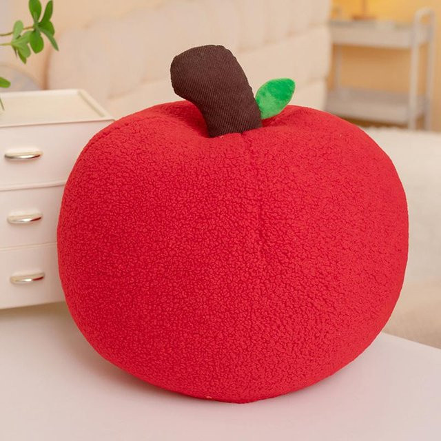 Yiran toy Roter Apfel Plüschtier, Rot, 28cm - Bild 1
