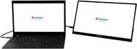 Verbatim PMT-15 Touchscreen-Monitor, 15,6 Zoll Full HD IPS Display, Schwarz, HDMI und USB-C - Bild 1