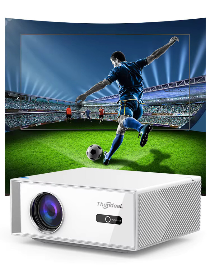 ThundeaL TD95W Android-Projektor mit 2GB RAM und 32GB Speicher, 1080P Full HD, 4K-kompatibel, WiFi 5G und Bluetooth für Heimkino und Meetings - Bild 8