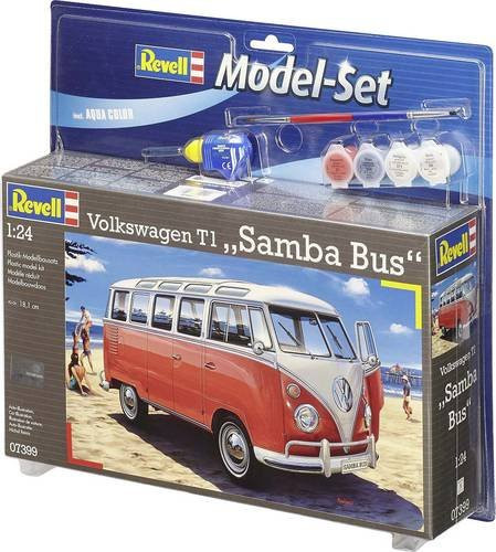 Revell VW T1 Samba Automodell Bausatz, 1:24, ab 8 Jahren - Bild 1