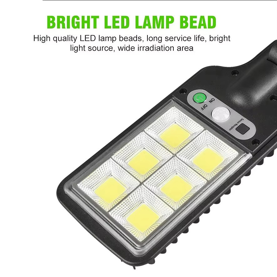 ESMARTER Solar LED Außenwandleuchte mit COB-Technik und Bewegungssensor in Schwarz für Garten, Terrasse und Einfahrt - Bild 5