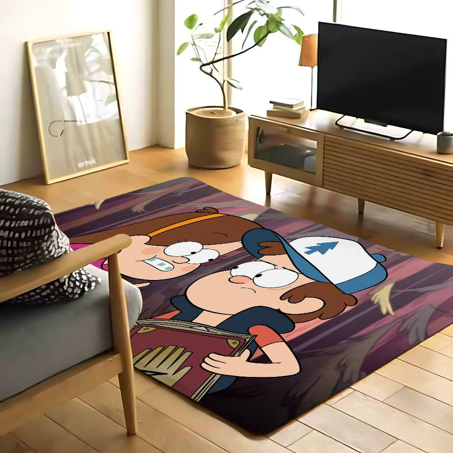 Beast Kingdom Gravity Falls Antirutschmatte als dekorative Fußmatte für Badezimmer und Eingangsbereich, Mehrfarbig, B/T: 60 x 40 cm - Bild 4