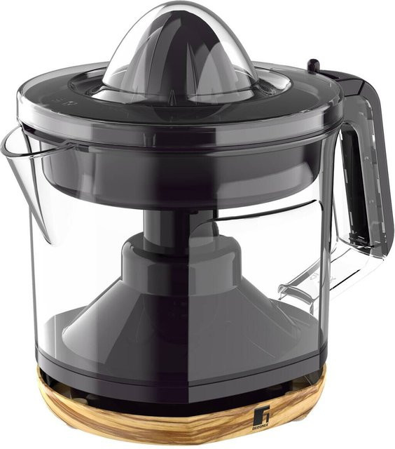 BERGNER Zitruspresse OLIVAR in Schwarz aus Glas, B/H/L: 17 x 21,5 x 21 cm - Bild 1