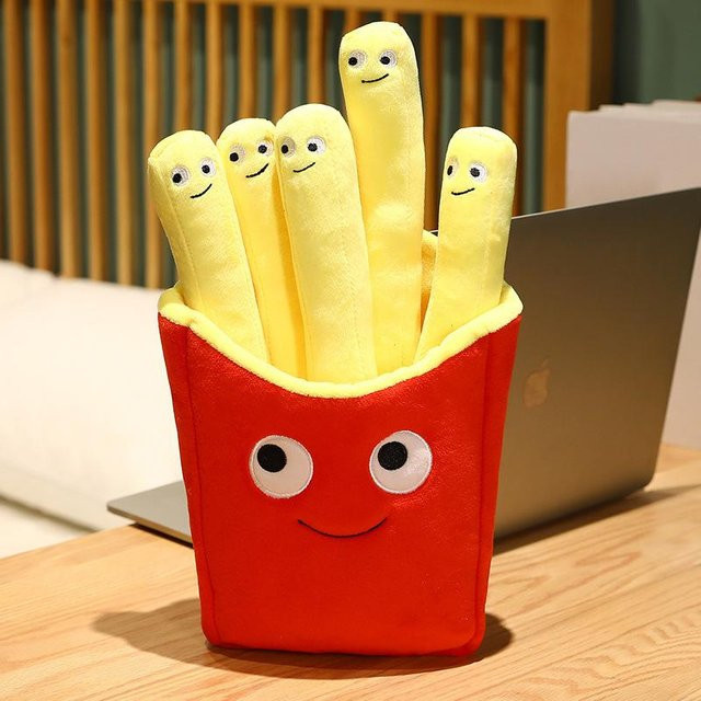 Kreative Snacks Pommes Kissen, Plüschtier Puppe, 40cm - Bild 1