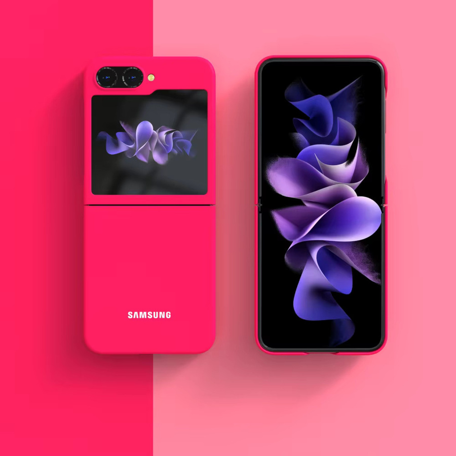 Stoßfeste und schlanke Handyhülle für Samsung Galaxy Z Flip 6, Flip 7, Flip 5 und Flip 4 in Grün - Bild 3